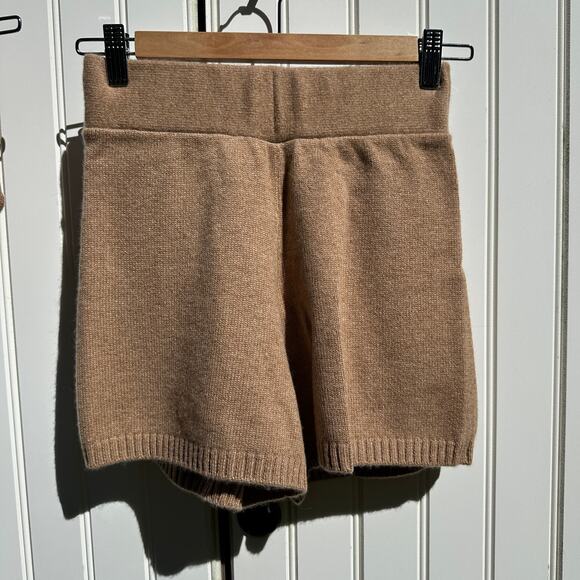 Lisa Yang Winnie Shorts Size 0 XS & Selah Bandeau Bra Size 1 S / M Walnut Camel - Picture 12 of 16